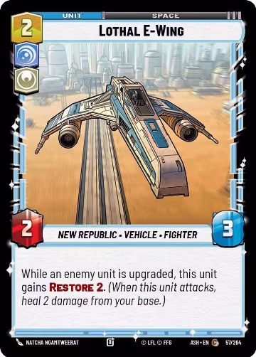 Lothal E-Wing (57/264), Ashes of the Empire — Star Wars card price