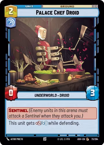 Palace Chef Droid (73/264), Ashes of the Empire — Star Wars card price