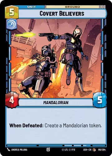 Covert Believers (80/264), Ashes of the Empire — Star Wars card price