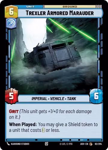 Trexler Armored Marauder (82/264), Ashes of the Empire — Star Wars card price