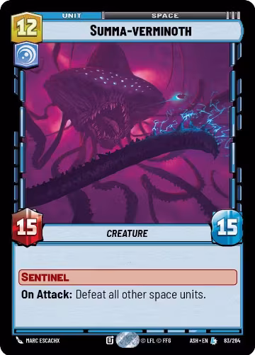 Summa-verminoth (83/264), Ashes of the Empire — Star Wars card price