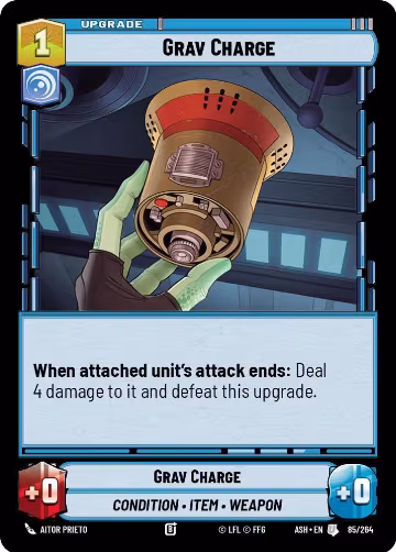 Grav Charge (85/264), Ashes of the Empire — Star Wars card price
