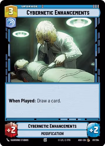 Cybernetic Enhancements (87/264), Ashes of the Empire — Star Wars card price