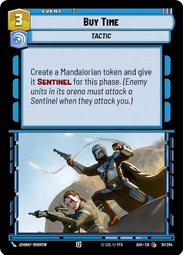 Buy Time (91/264), Ashes of the Empire — Star Wars card price