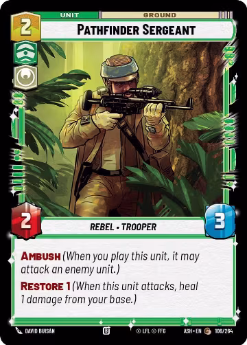 Pathfinder Sergeant (106/264), Ashes of the Empire — Star Wars card price