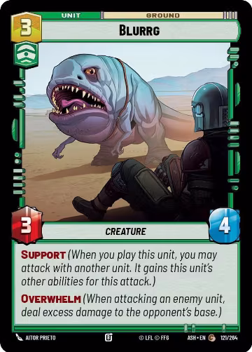 Blurrg (121/264), Ashes of the Empire — Star Wars card price