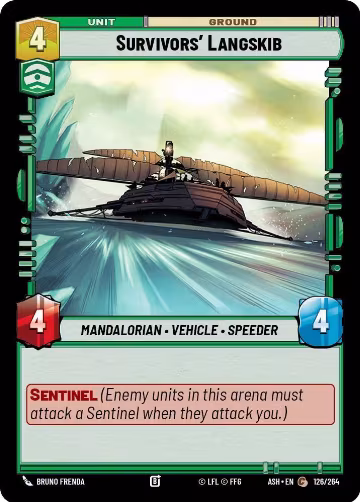 Survivors' Langskib (126/264), Ashes of the Empire — Star Wars card price