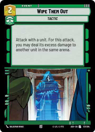 Wipe Them Out (137/264), Ashes of the Empire — Star Wars card price