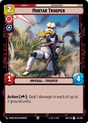 Mortar Trooper (142/264), Ashes of the Empire — Star Wars card price