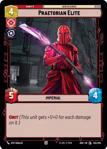 Praetorian Elite (145/264), Ashes of the Empire — Star Wars card price