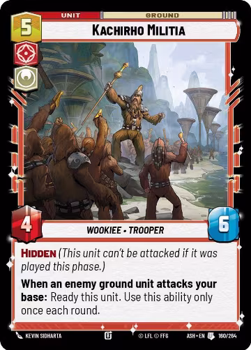 Kachirho Militia (160/264), Ashes of the Empire — Star Wars card price