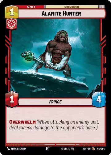 Alamite Hunter (164/264), Ashes of the Empire — Star Wars card price