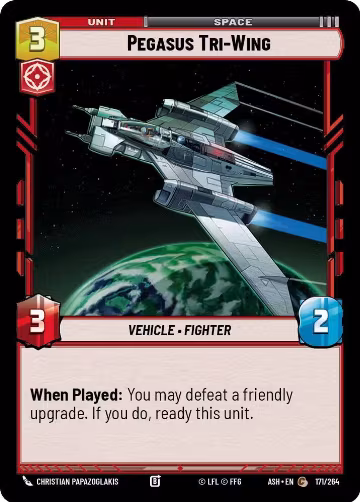 Pegasus Tri-Wing (171/264), Ashes of the Empire — Star Wars card price