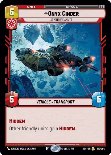 Onyx Cinder - Adventure Awaits (177/264), Ashes of the Empire — Star Wars card price