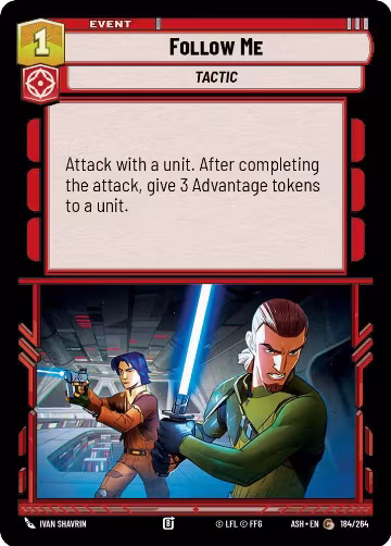Follow Me (184/264), Ashes of the Empire — Star Wars card price