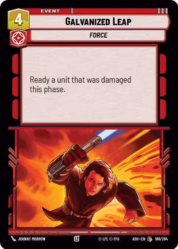 Galvanized Leap (188/264), Ashes of the Empire — Star Wars card price