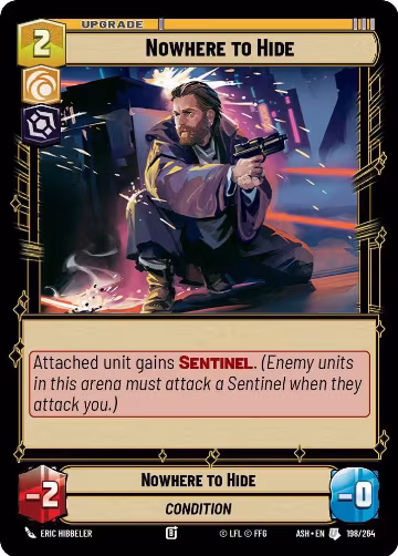 Nowhere to Hide (198/264), Ashes of the Empire — Star Wars card price