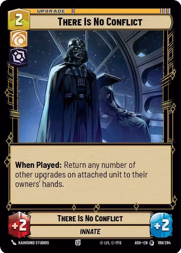 There Is No Conflict (199/264), Ashes of the Empire — Star Wars card price