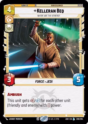 Kelleran Beq - Where are the Others? (206/264), Ashes of the Empire — Star Wars card price