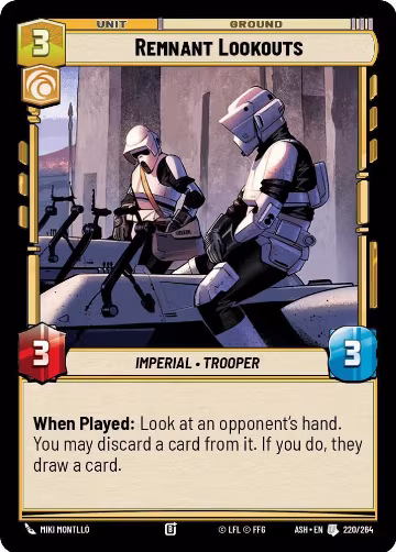 Remnant Lookouts (220/264), Ashes of the Empire — Star Wars card price
