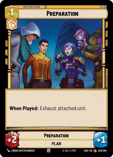 Preparation (228/264), Ashes of the Empire — Star Wars card price