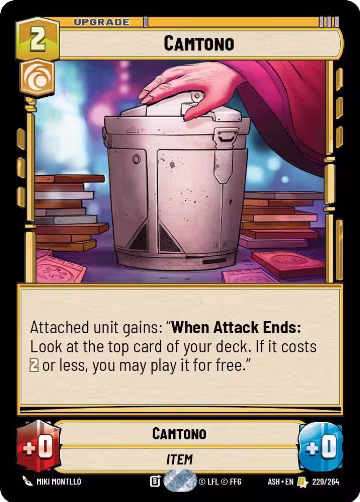 Camtono (229/264), Ashes of the Empire — Star Wars card price