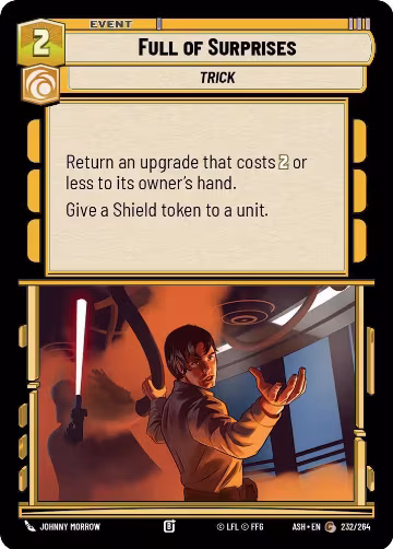 Full of Surprises (232/264), Ashes of the Empire — Star Wars card price