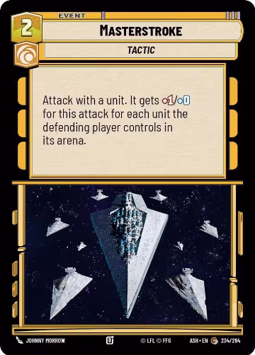 Masterstroke (234/264), Ashes of the Empire — Star Wars card price