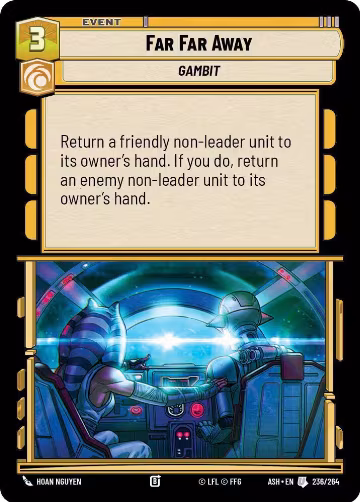 Far Far Away (236/264), Ashes of the Empire — Star Wars card price