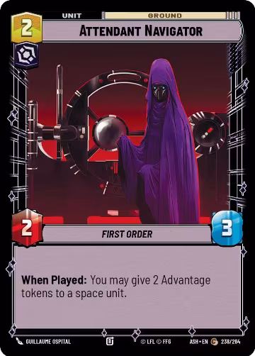 Attendant Navigator (238/264), Ashes of the Empire — Star Wars card price