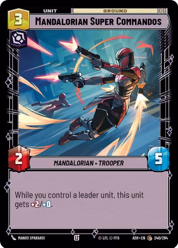 Mandalorian Super Commandos (240/264), Ashes of the Empire — Star Wars card price