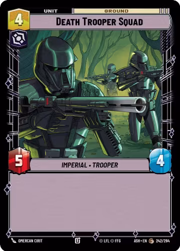 Death Trooper Squad (242/264), Ashes of the Empire — Star Wars card price