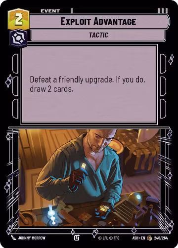 Exploit Advantage (246/264), Ashes of the Empire — Star Wars card price