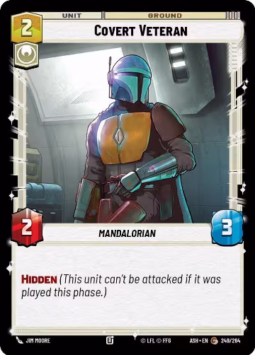 Covert Veteran (249/264), Ashes of the Empire — Star Wars card price