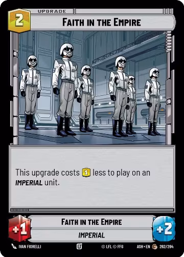 Faith in the Empire (262/264), Ashes of the Empire — Star Wars card price