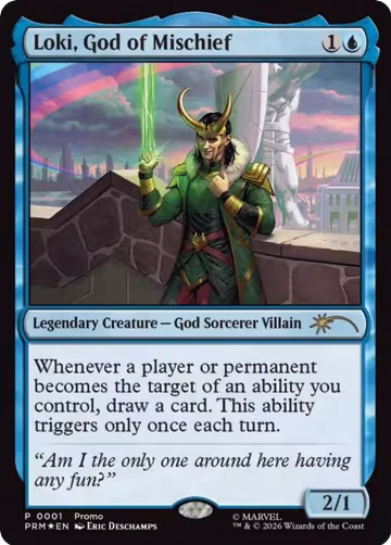 Loki, God of Mischief (1), Media Promos — Magic card price