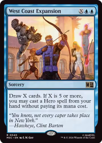 West Coast Expansion (Surge Foil) (40), Commander: Marvel Super Heroes — Magic card price