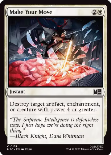 Make Your Move (Surge Foil) (137), Commander: Marvel Super Heroes — Magic card price