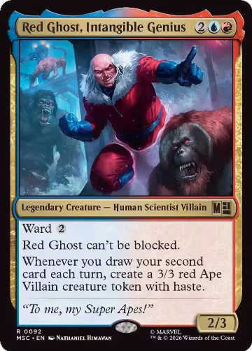 Red Ghost, Intangible Genius (92), Commander: Marvel Super Heroes — Magic card price