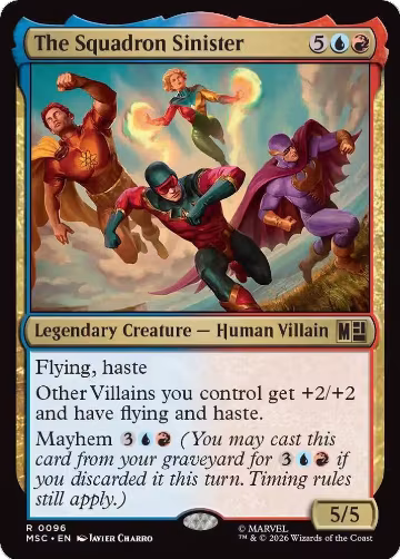 The Squadron Sinister (Surge Foil) (96), Commander: Marvel Super Heroes — Magic card price