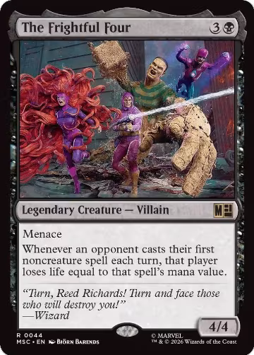 The Frightful Four (44), Commander: Marvel Super Heroes — Magic card price