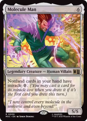 Molecule Man (9), Commander: Marvel Super Heroes — Magic card price