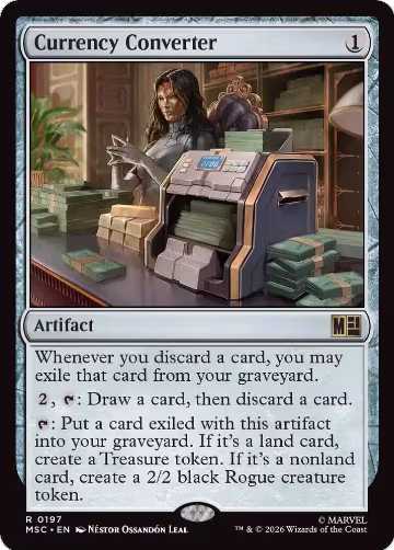Currency Converter (Surge Foil) (197), Commander: Marvel Super Heroes — Magic card price