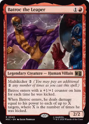 Batroc the Leaper (49), Commander: Marvel Super Heroes — Magic card price