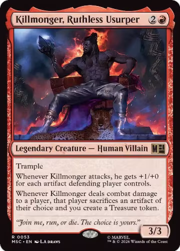 Killmonger, Ruthless Usurper (53), Commander: Marvel Super Heroes — Magic card price
