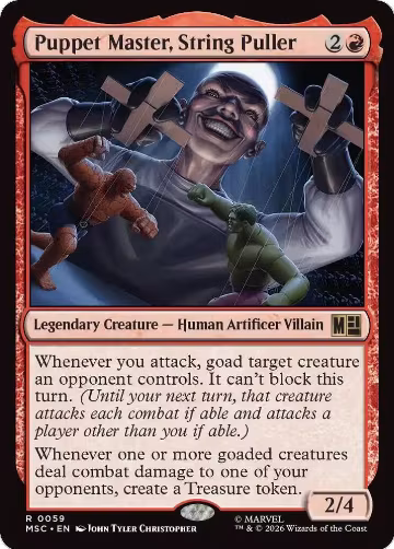 Puppet Master, String Puller (59), Commander: Marvel Super Heroes — Magic card price