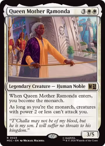 Queen Mother Ramonda (23), Commander: Marvel Super Heroes — Magic card price