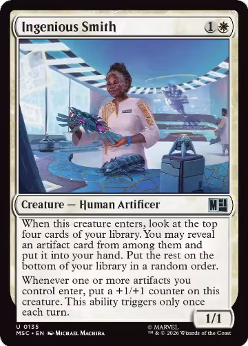 Ingenious Smith (135), Commander: Marvel Super Heroes — Magic card price