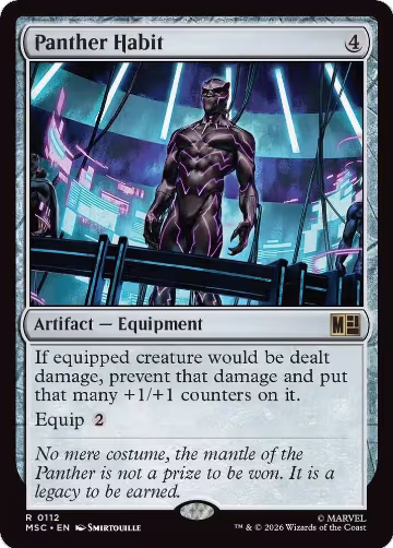 Panther Habit (112), Commander: Marvel Super Heroes — Magic card price