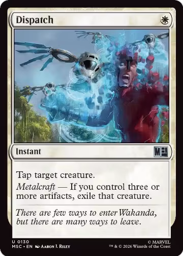 Dispatch (Surge Foil) (130), Commander: Marvel Super Heroes — Magic card price